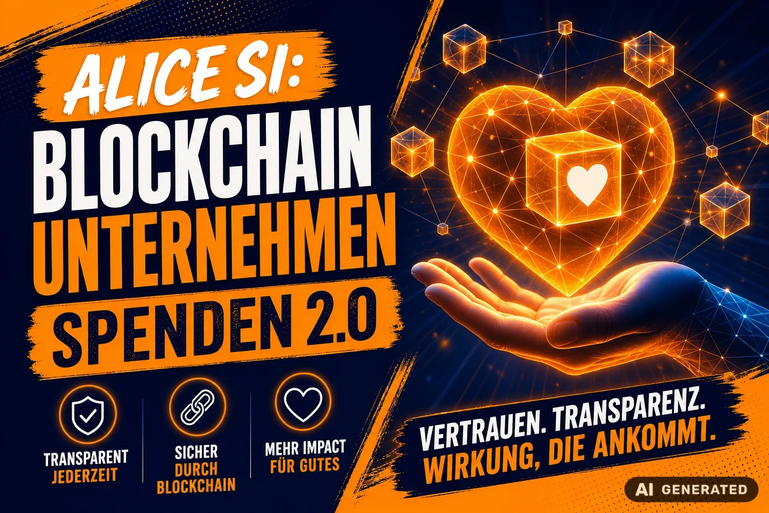 Alice SI: Blockchain Unternehmen – Spenden 2.0
