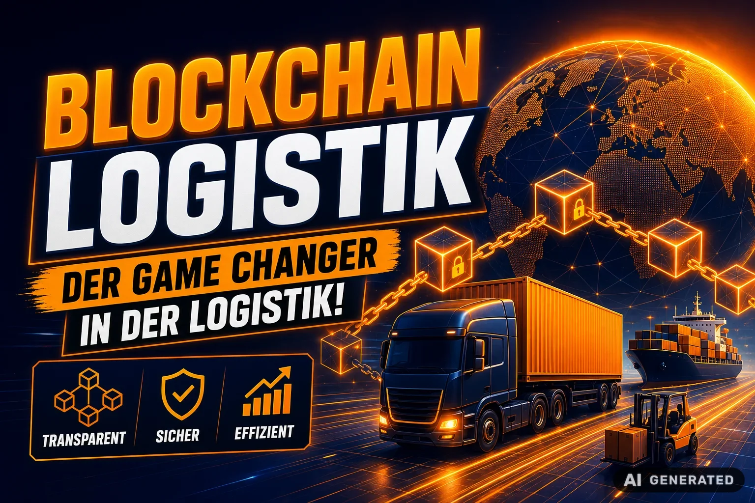 Blockchain Logistik – Der Game Changer in der Logistik!