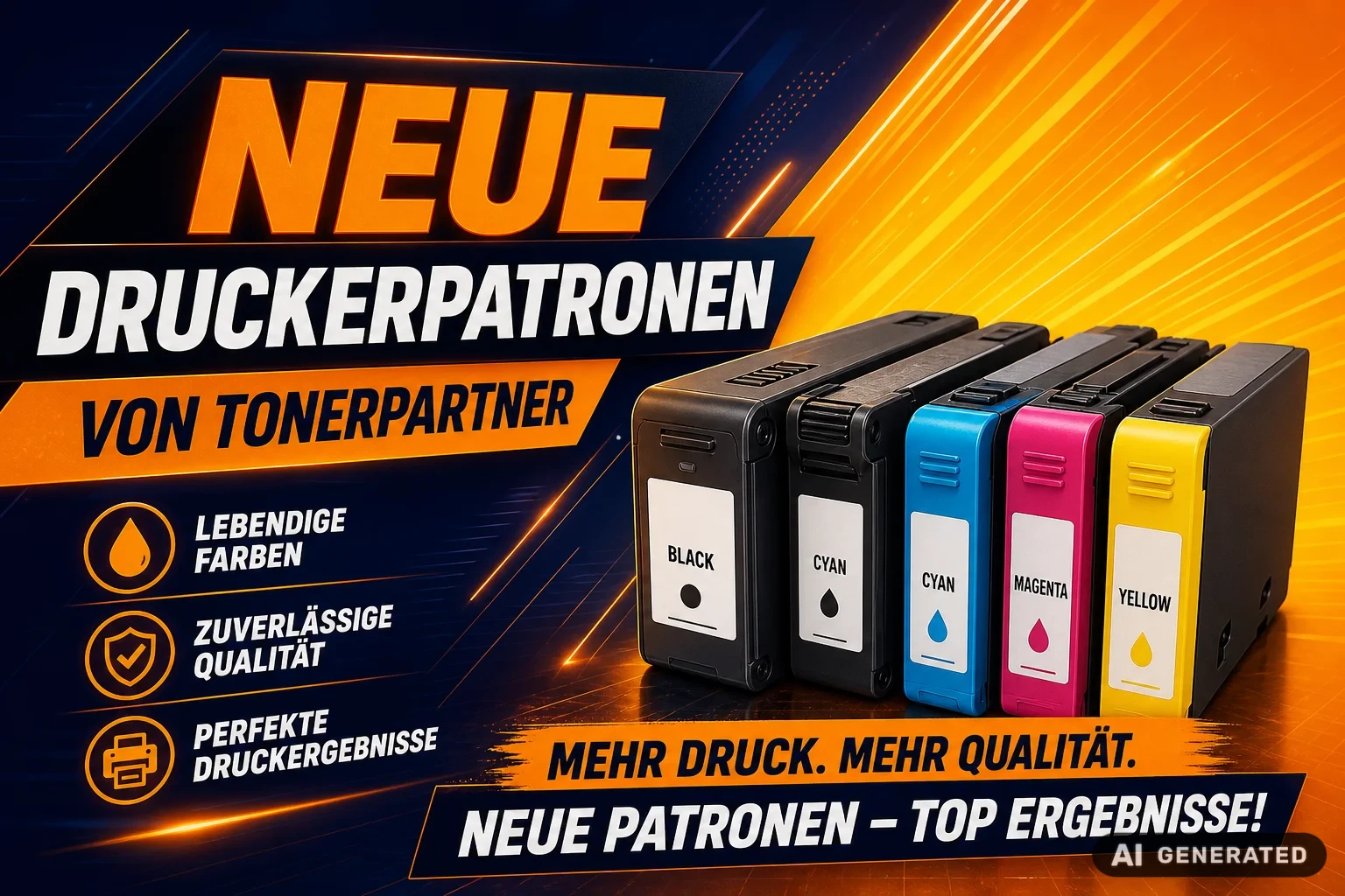 Neue Druckerpatronen von TonerPartner