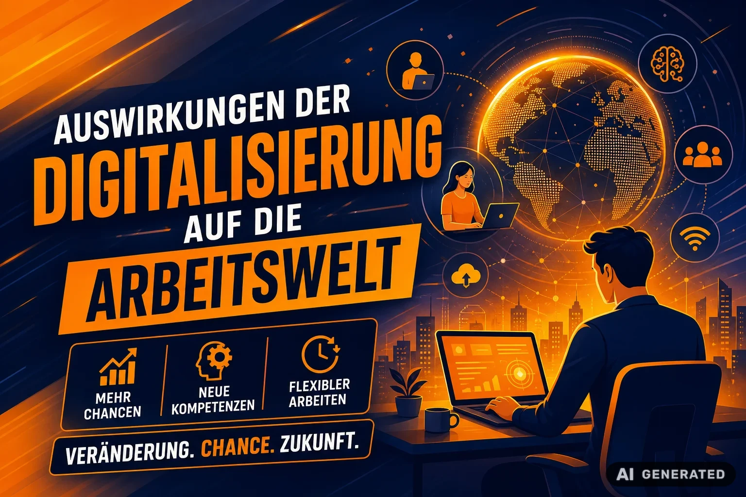 Auswirkungen der Digitalisierung auf die Arbeitswelt